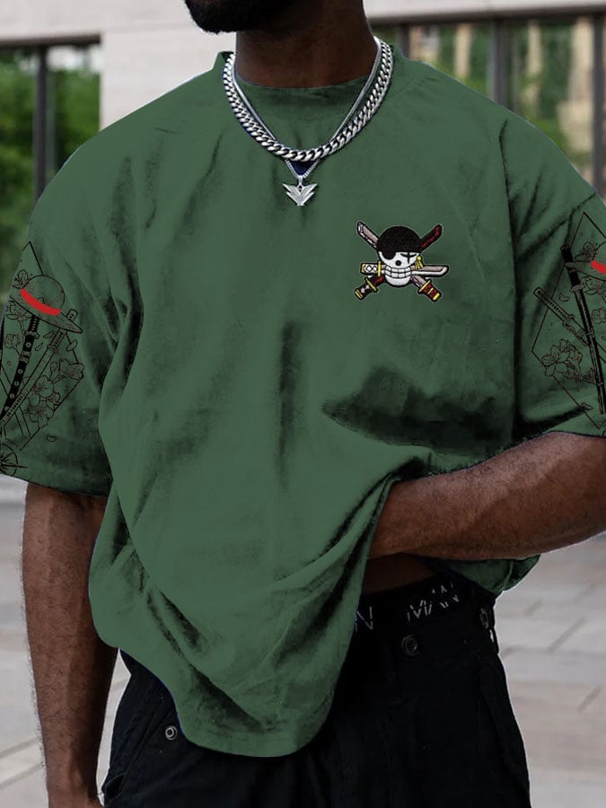 contrasting T-shirt