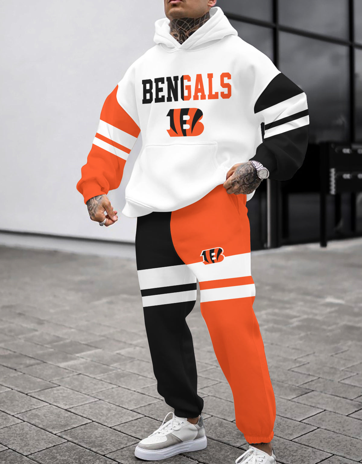 Cincinnati Bengals 3D Printed Pullover Hoodie And Sweatpant 2pcs Tracksuits