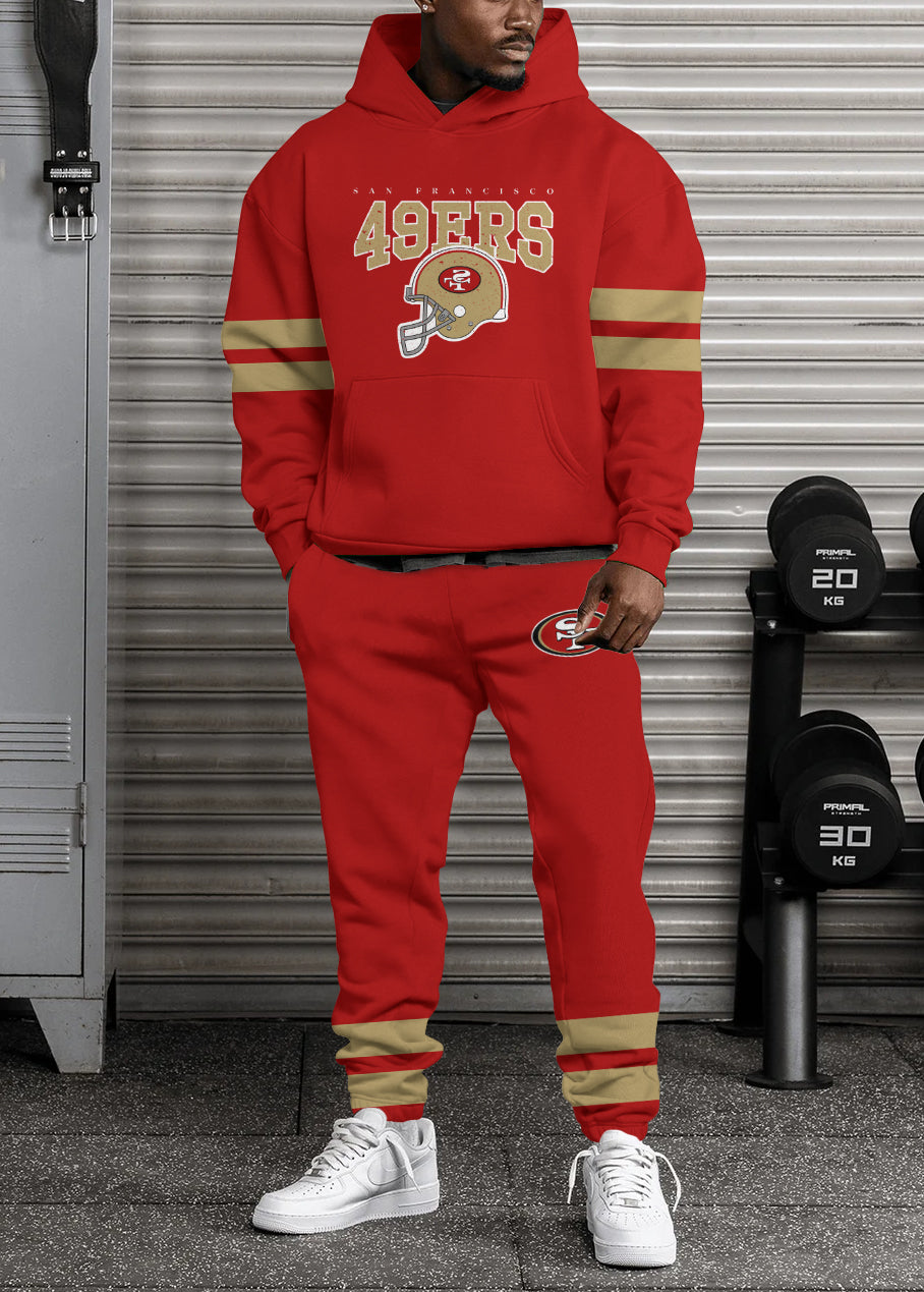 San Francisco 49ers 3D Printed Pullover Hoodie And Sweatpant 2pcs Tracksuits