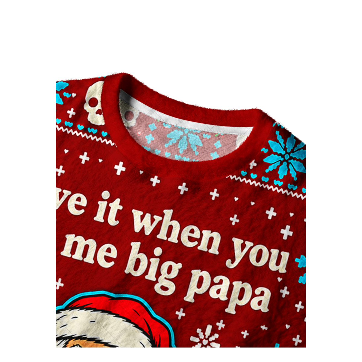 BIG PAPA UGLY CHRISTMAS SWEATSHIRT — image 3