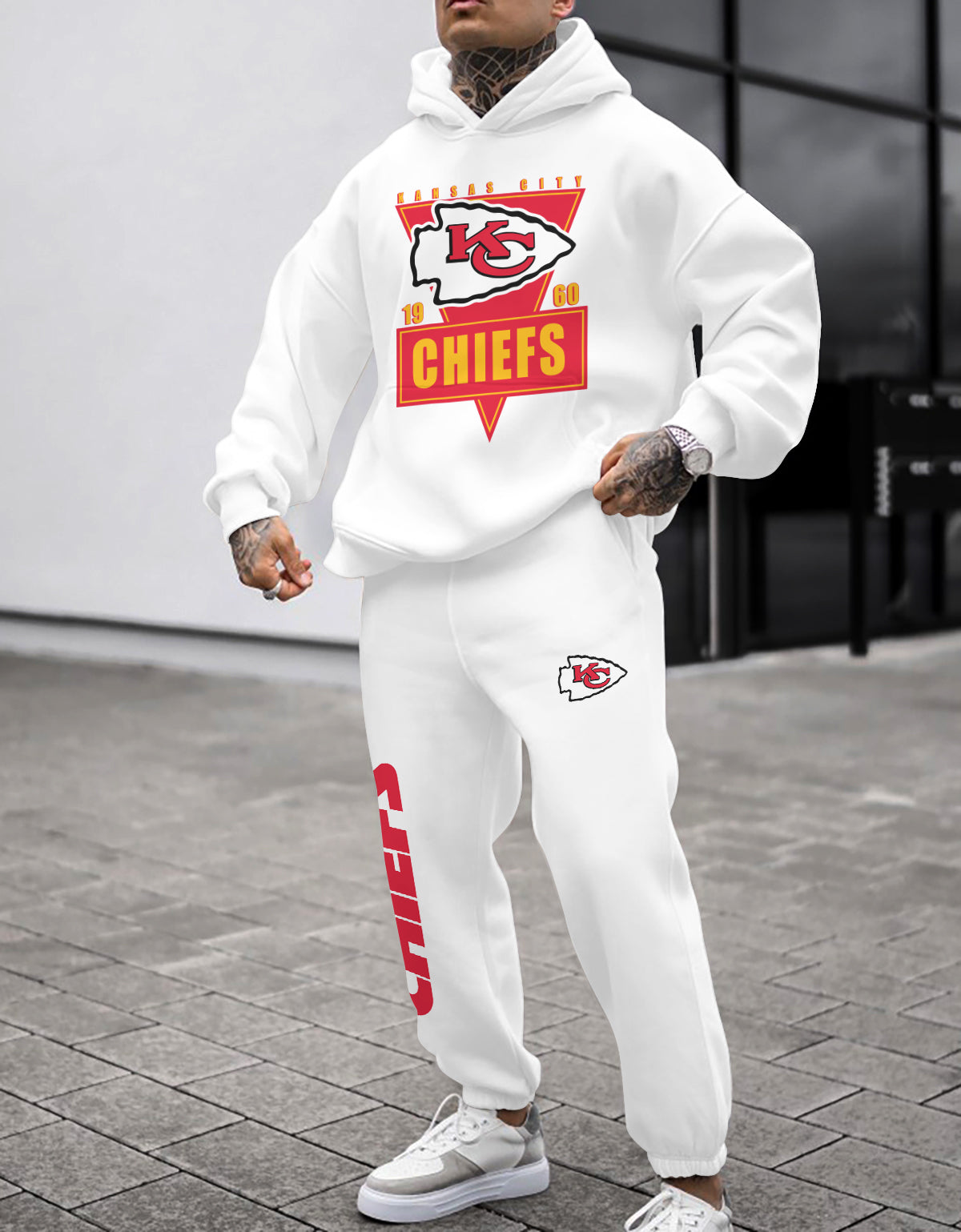 Kansas City Chiefs 3D Printed Pullover Hoodie And Sweatpant 2pcs Tracksuits