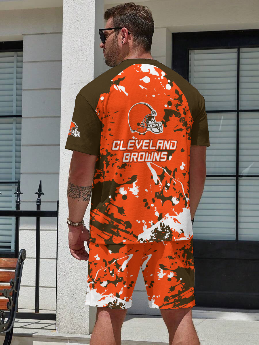 Cleveland BrownsLimited Edition Top And Shorts Two-Piece Suits