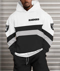 Las Vegas Raiders Printed Hooded Pocket Pullover Hoodie