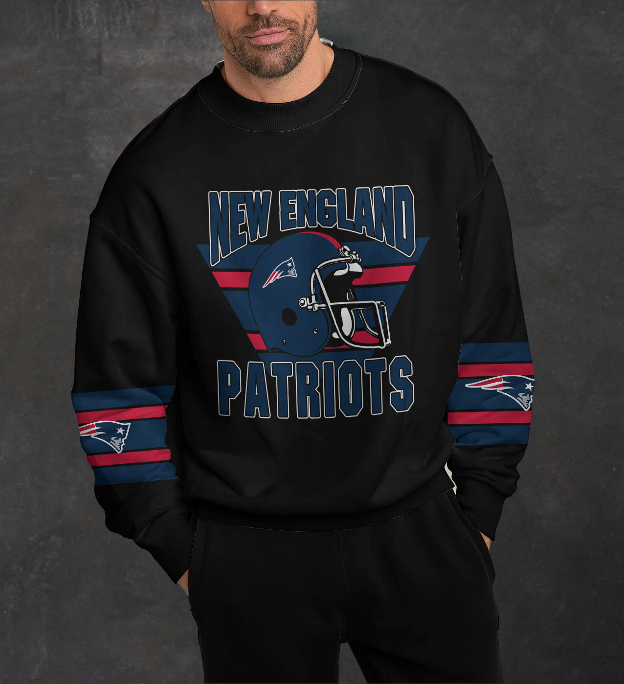 New England Patriots 3D Limited Edition Crew Neck sweatshirt