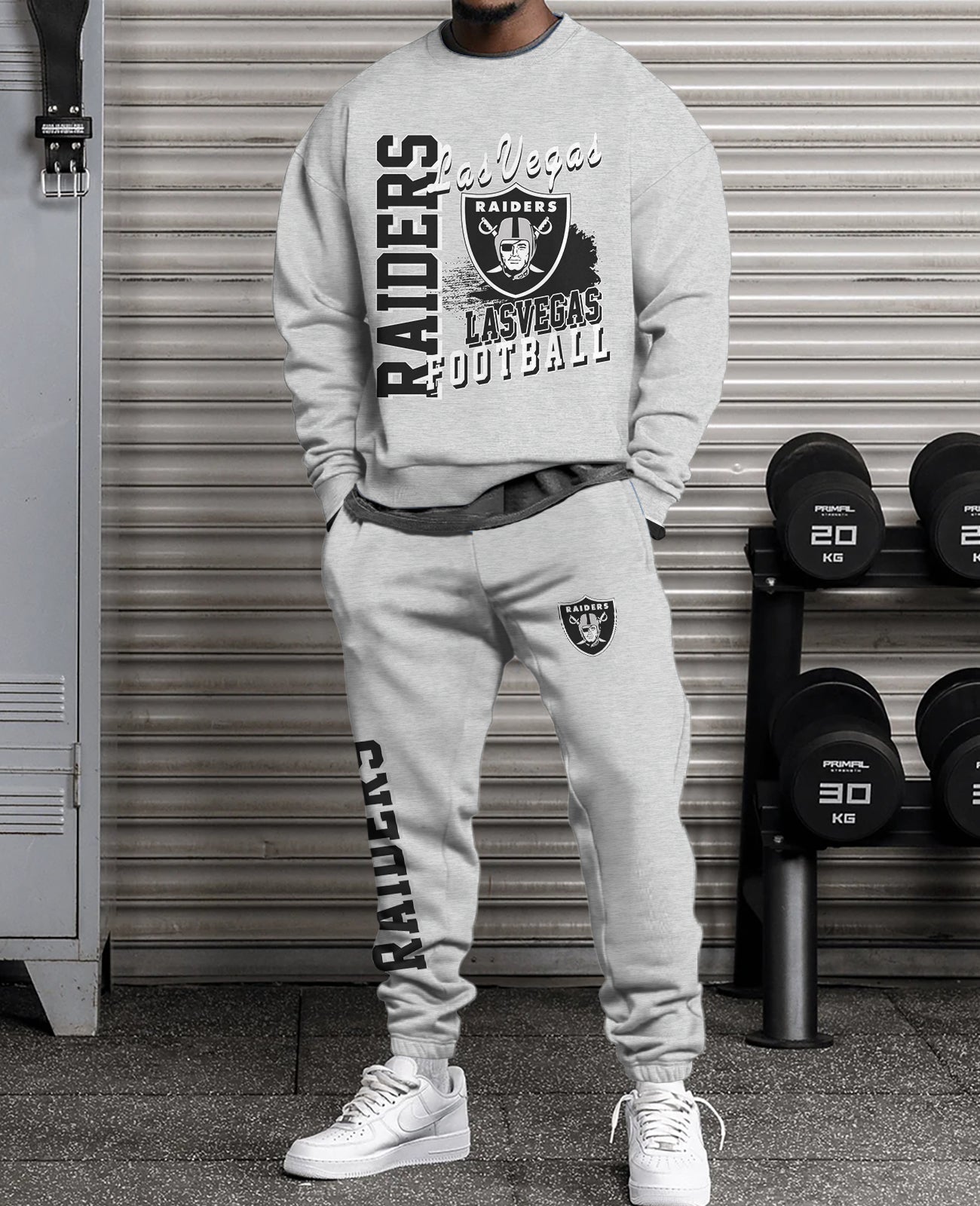 Las Vegas Raiders   3D sweatsuit and sweatpants 2 piece outfits