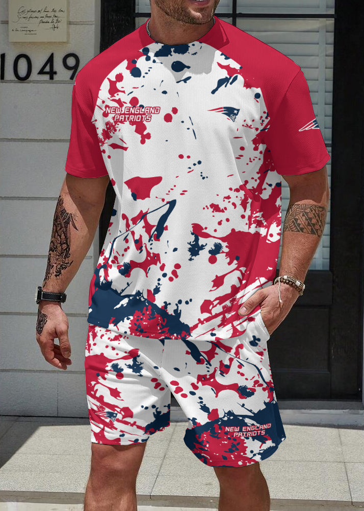 New England Patriots Limited Edition Top And Shorts Two-Piece Suits