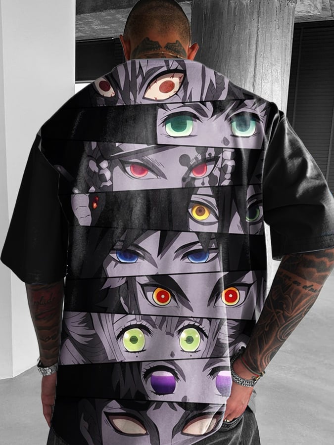 Men's Oversized Bleach   Short Sleeve T-Shirt