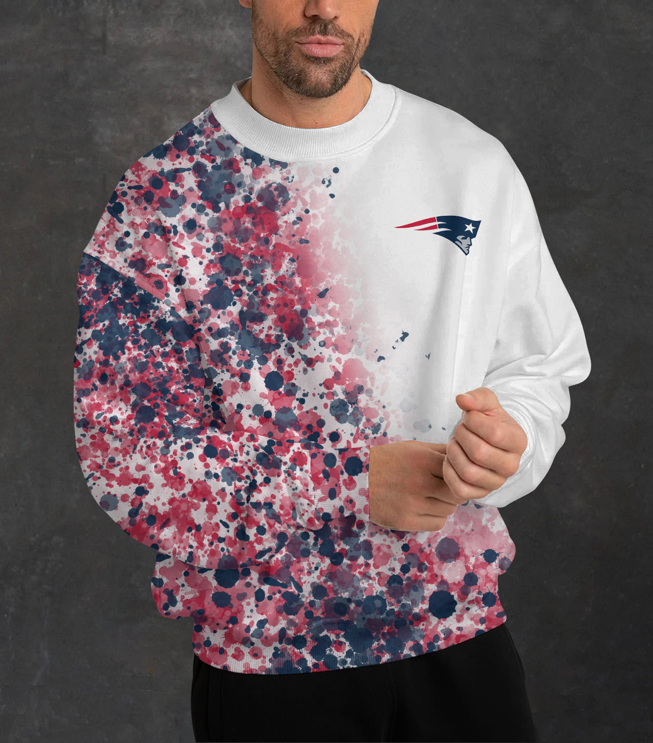 New England Patriots 3D Limited Edition Crew Neck sweatshirt