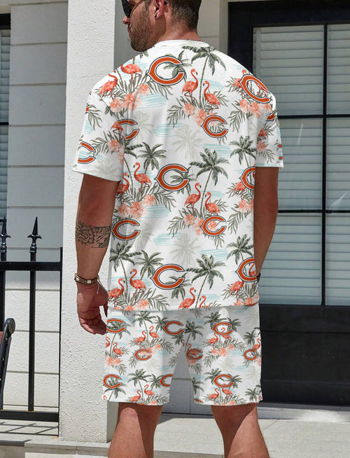 Chicago Bears Limited Edition Top And Shorts Two-Piece Suits