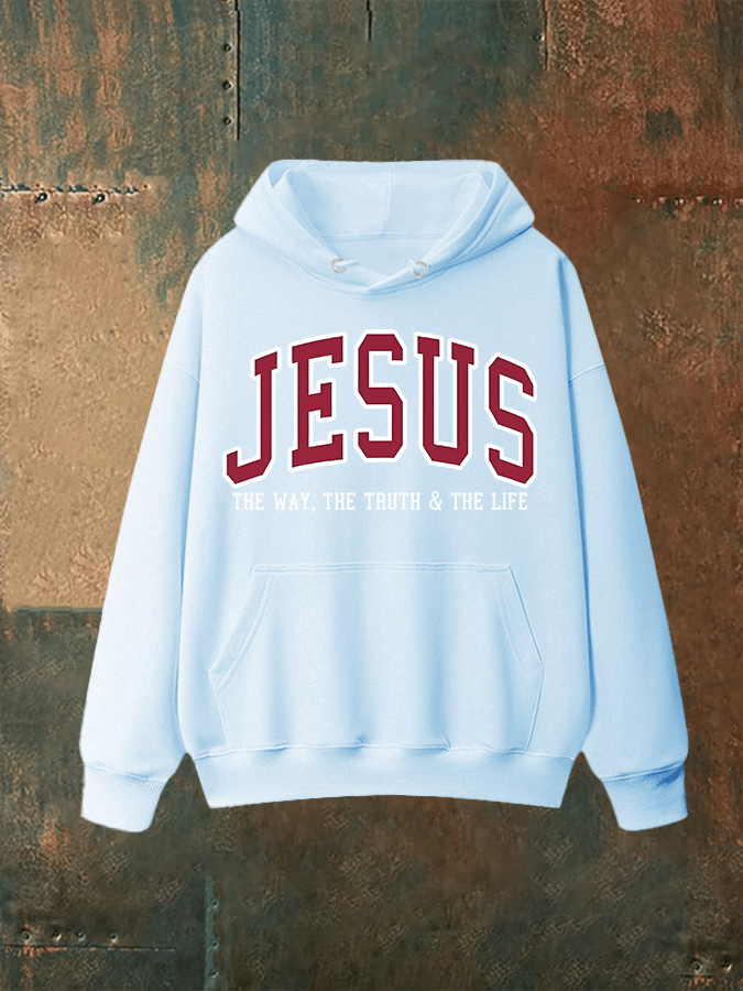 Unisex  JESUS THE WAY, THE TRUTH & THE LIFE printed  Hoodie