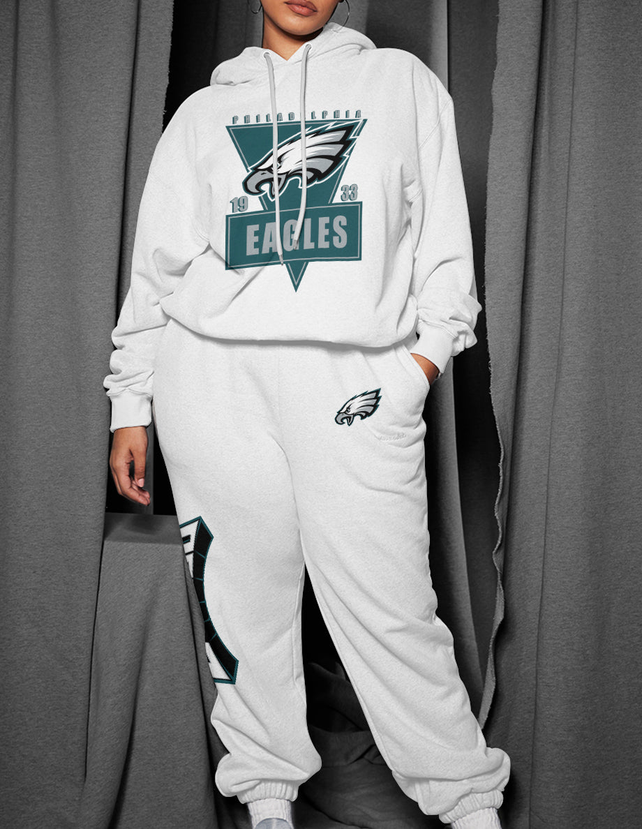 Philadelphia Eagles 3D Printed Pullover Hoodie And Sweatpant 2pcs Tracksuits