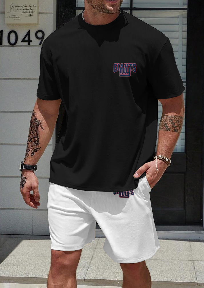 New York Giants  Limited Edition Top And Shorts Two-Piece Suits