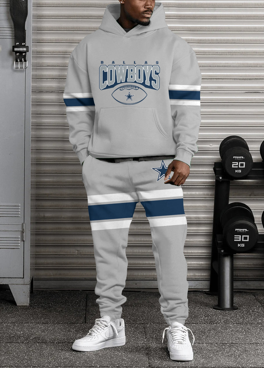 Dallas Cowboys 3D Printed Pullover Hoodie And Sweatpant 2pcs Tracksuits