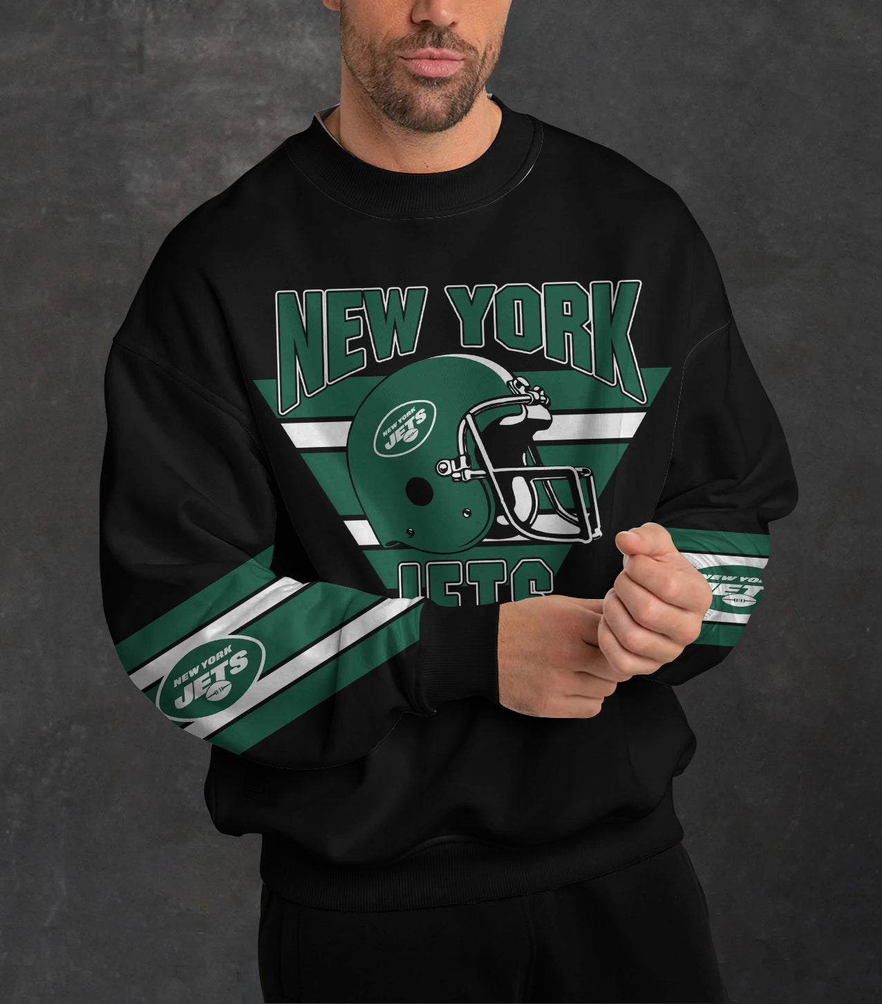 New York Jets 3D Limited Edition Crew Neck sweatshirt