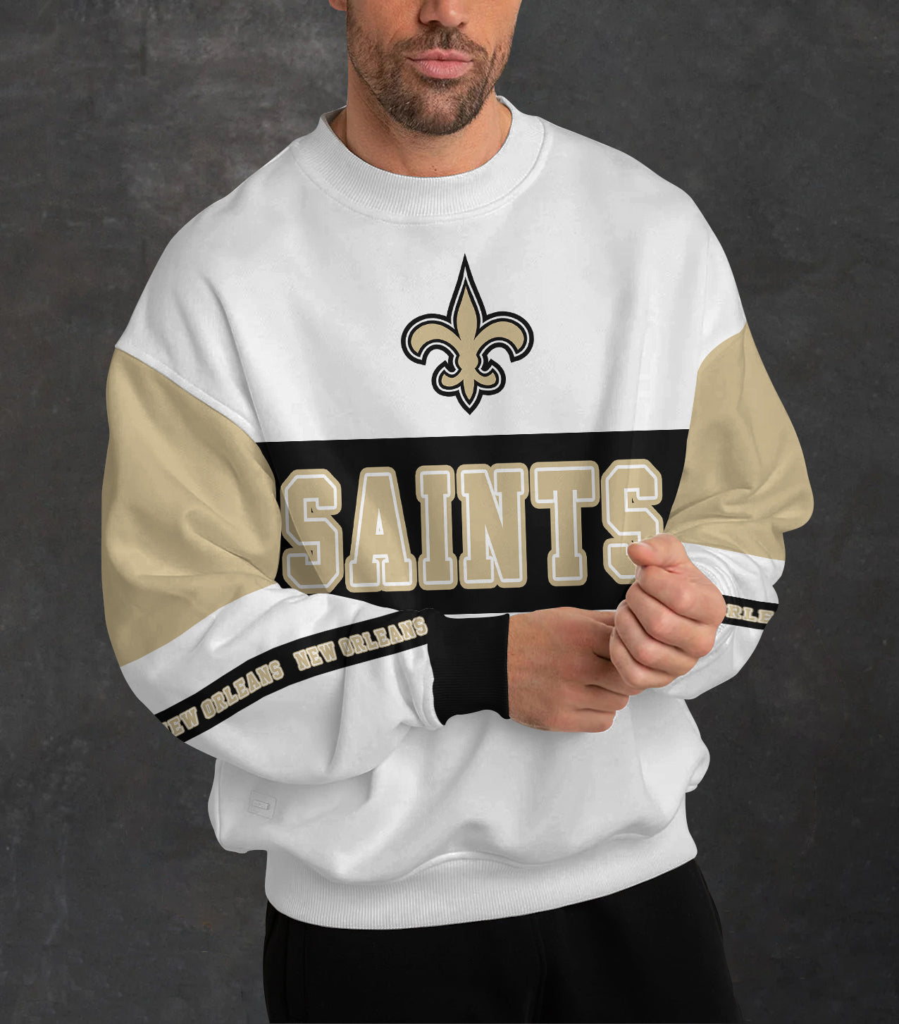 New Orleans Saints 3D Limited Edition Crew Neck sweatshirt