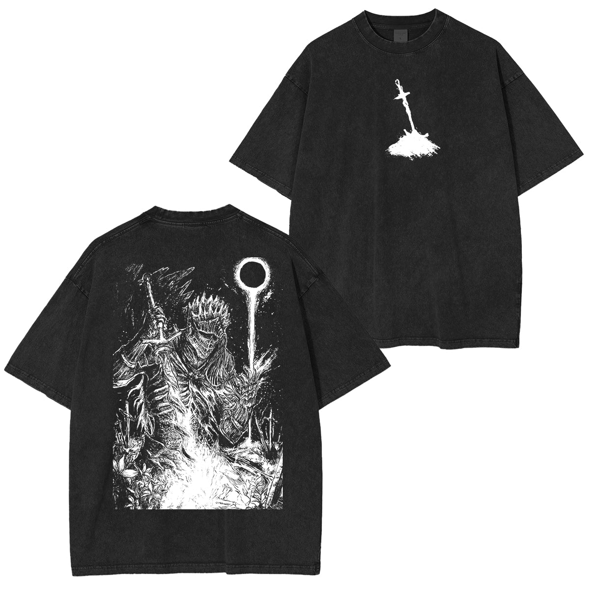 Dark Soul v2 Unisex Washed T-Shirt