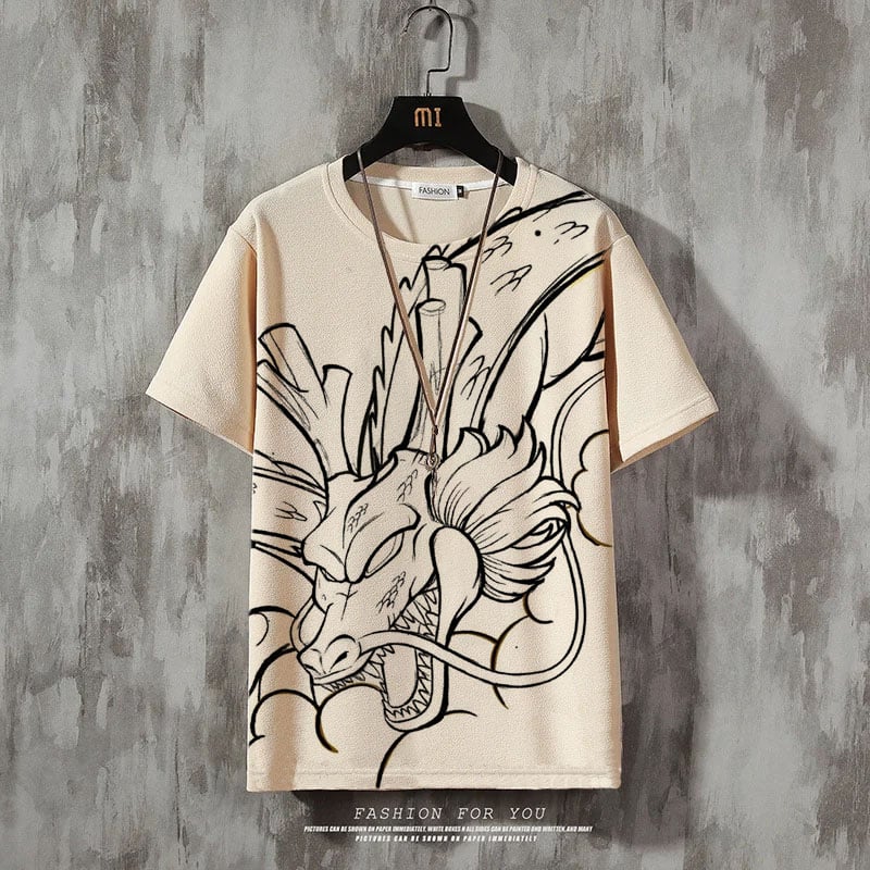 Men's Fashion Print Casual Short Sleeve T-Shirt