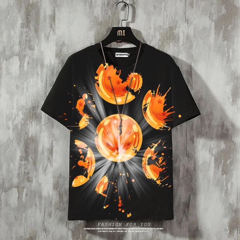 Men's Fashion Print Casual Short Sleeve T-Shirt