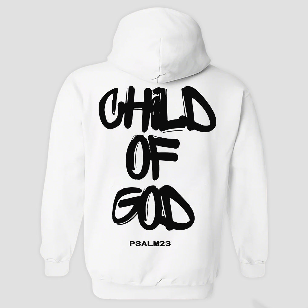 Child Of God Psalm 23 Printed Men's Hoodie