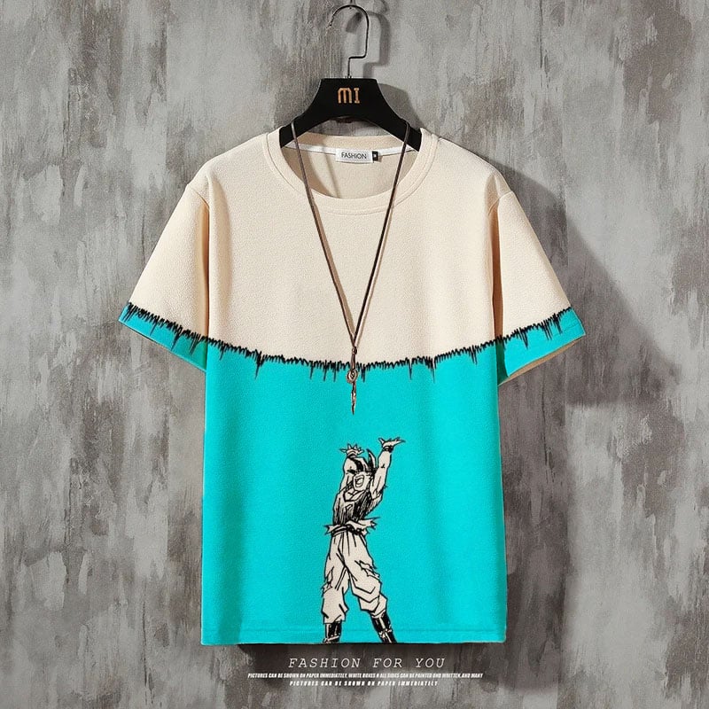 Men's Fashion Print Casual Short Sleeve T-Shirt