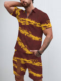 Washington Commanders Limited Edition ZIP Polo Shirt And Shorts Two-Piece Suits