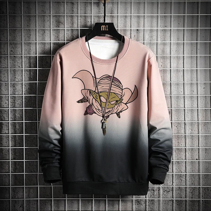 Men's Comic Printed Crew Neck Sweatshirt