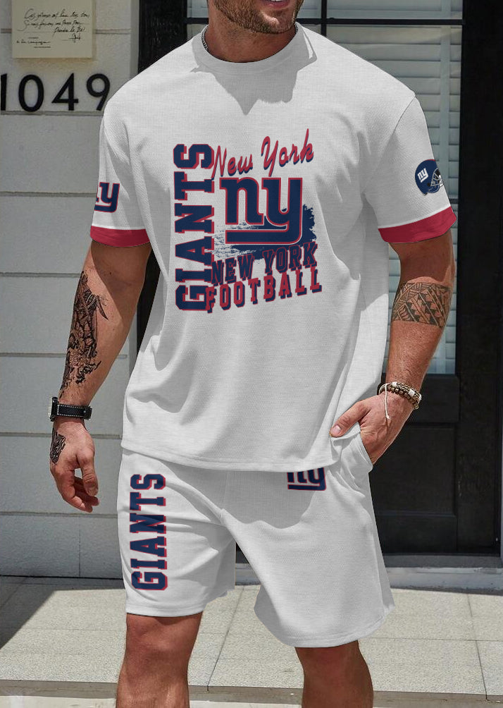 New York Giants Limited Edition Top And Shorts Two-Piece Suits