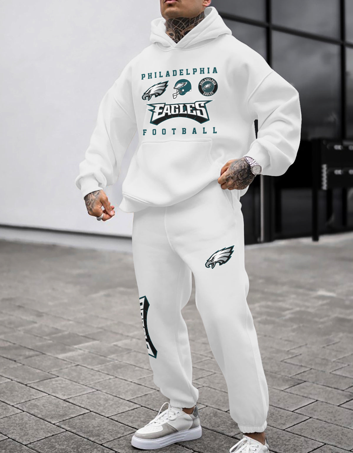 Philadelphia Eagles 3D Printed Pullover Hoodie And Sweatpant 2pcs Tracksuits
