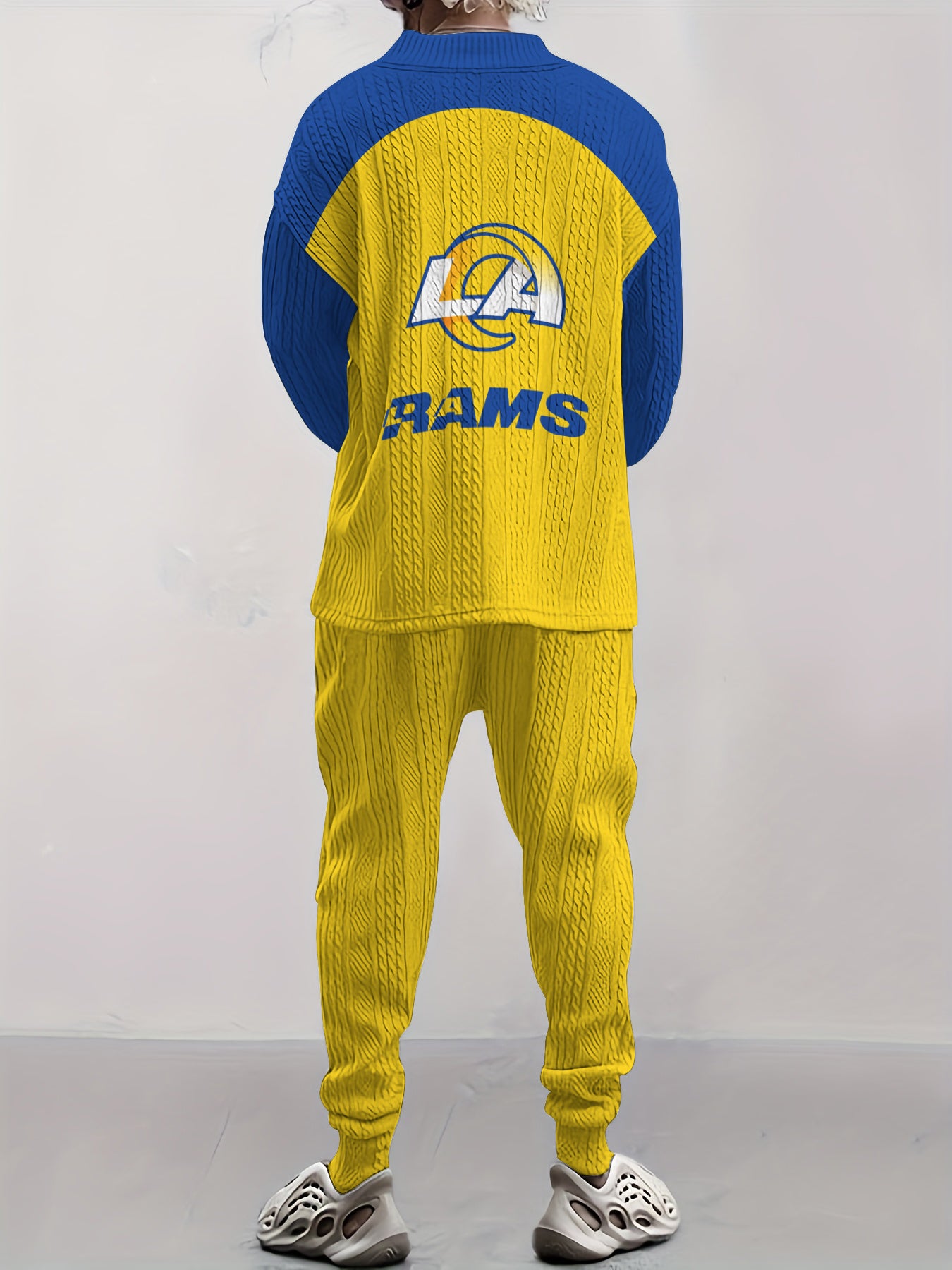 Los Angeles Rams Classic  All-Season Long Sleeve V-Neck Pullover Sweater