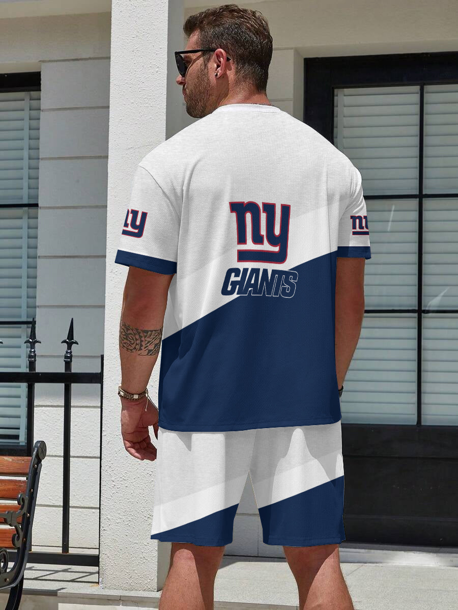 New York Giants Limited Edition Top And Shorts Two-Piece Suits