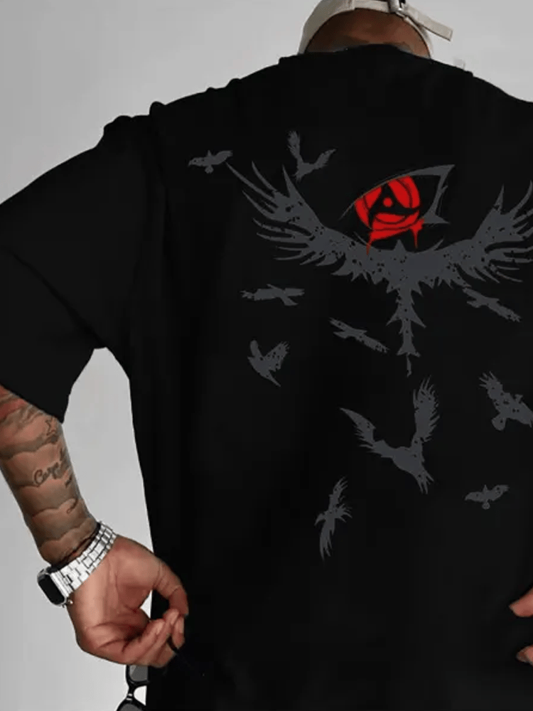 Men's   skull short-sleeved T-shirt