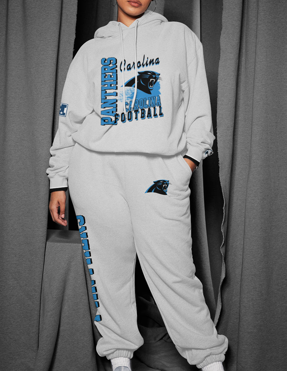 Carolina Panthers 3D Printed Pullover Hoodie And Sweatpant 2pcs Tracksuits