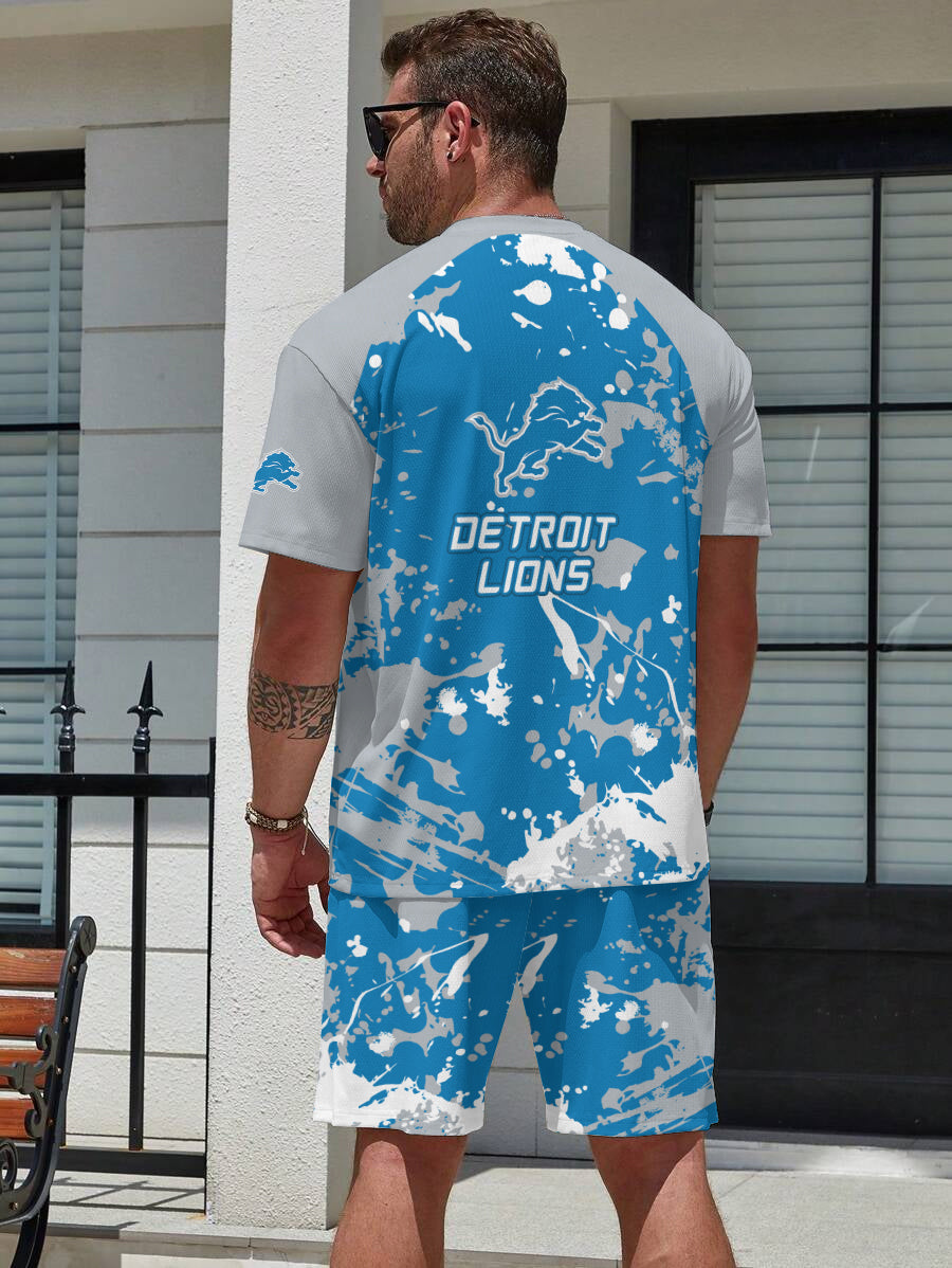 Detroit Lions Limited Edition Top And Shorts Two-Piece Suits