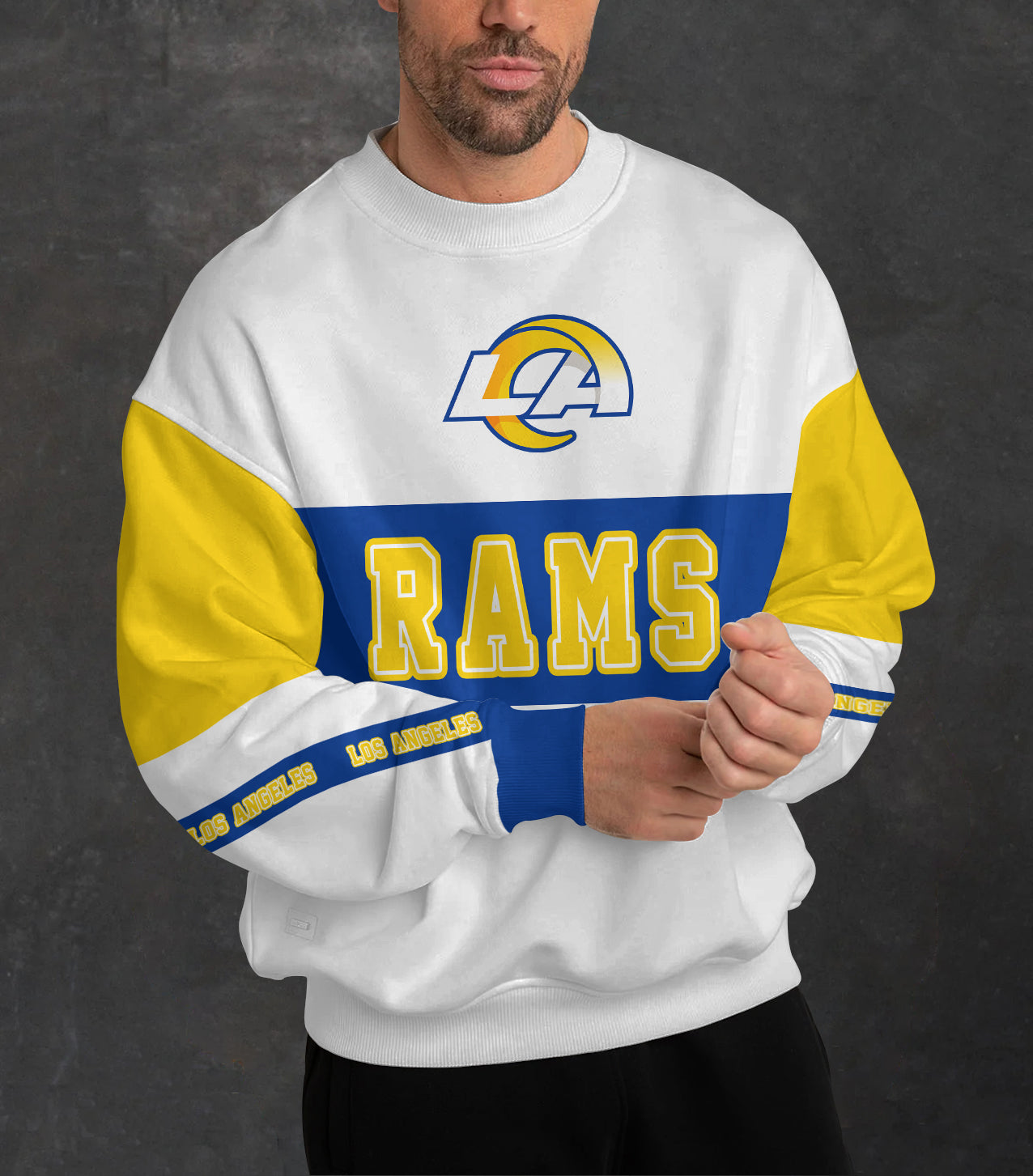 Los Angeles Rams 3D Limited Edition Crew Neck sweatshirt