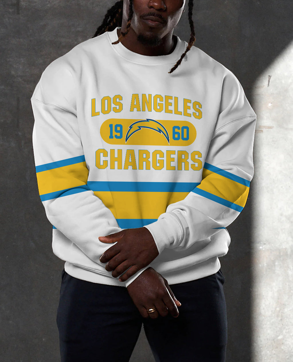 Los Angeles Chargers 3D Limited Edition Crew Neck sweatshirt