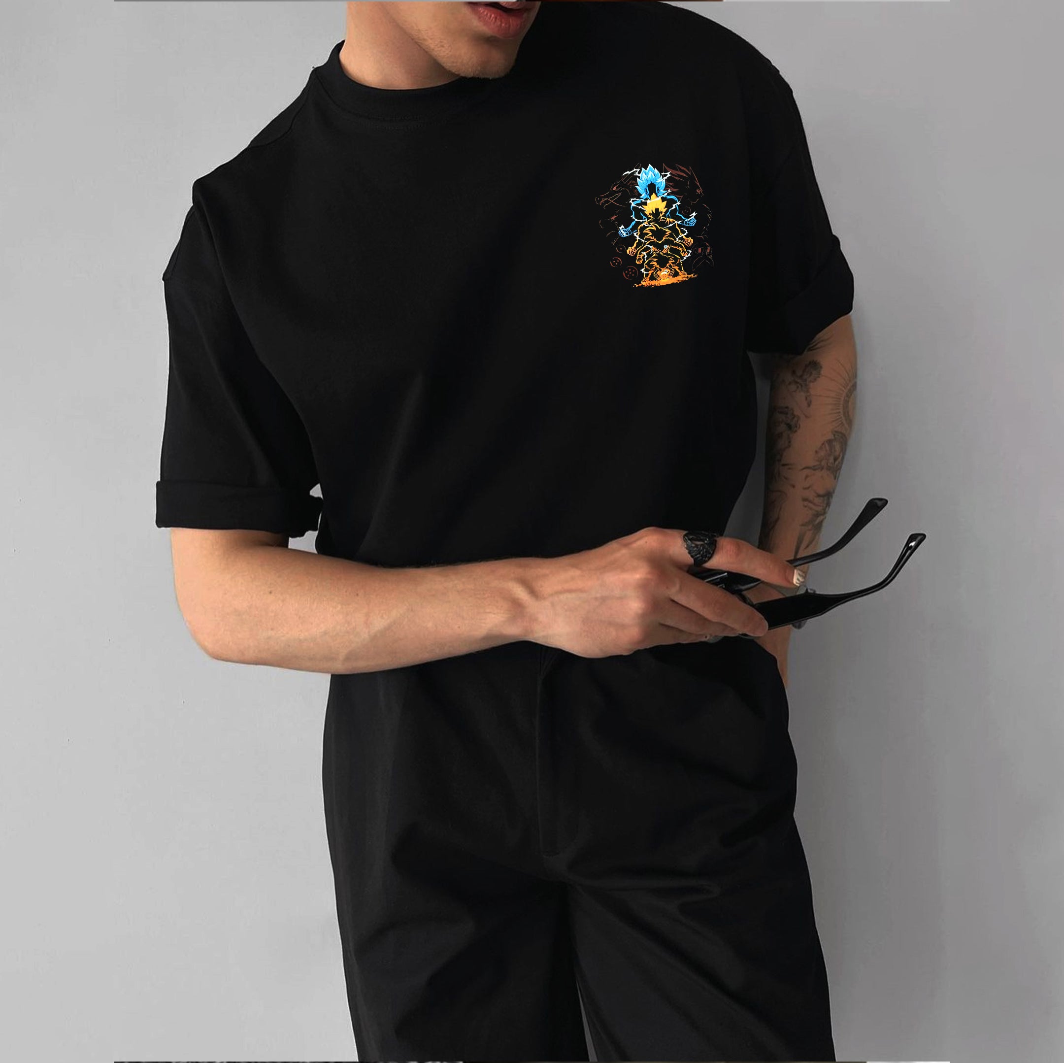 Unisex Anime Print Goku T-shirt
