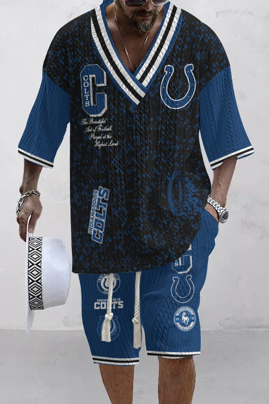 Indianapolis Colts Limited Edition Top And Shorts Two-Piece Suits