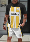 Pittsburgh Steelers  Limited Edition Top And Shorts Two-Piece Suits