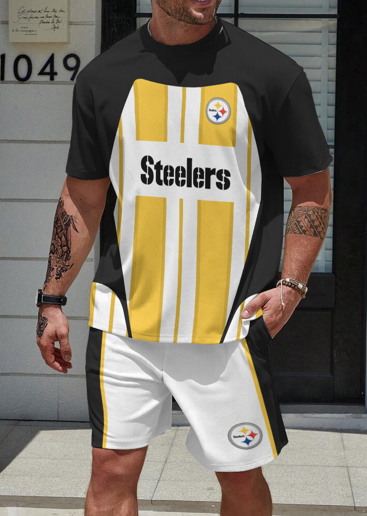 Pittsburgh Steelers  Limited Edition Top And Shorts Two-Piece Suits