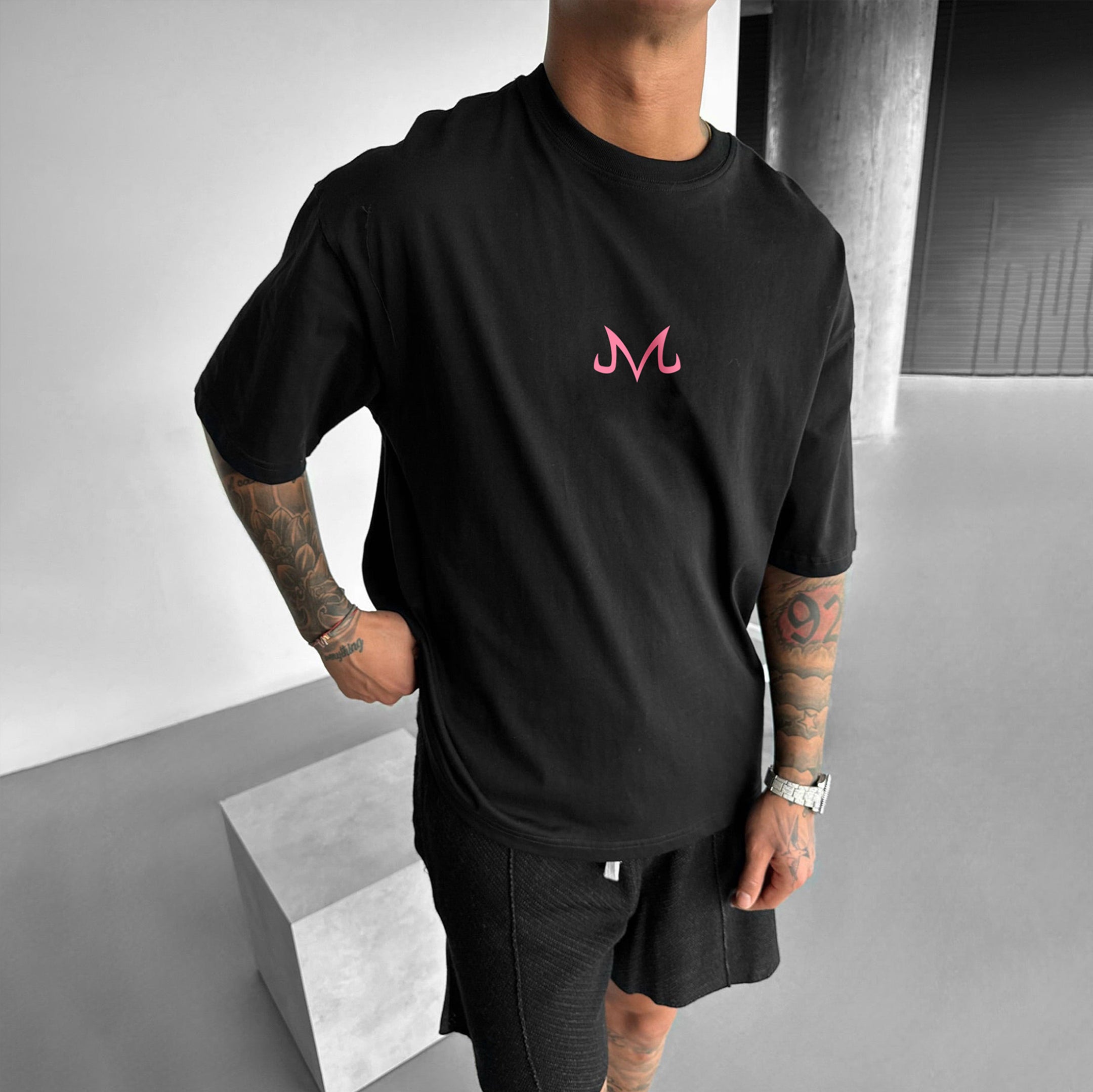Oversize Dragon Ball Majin Buu Print Tee