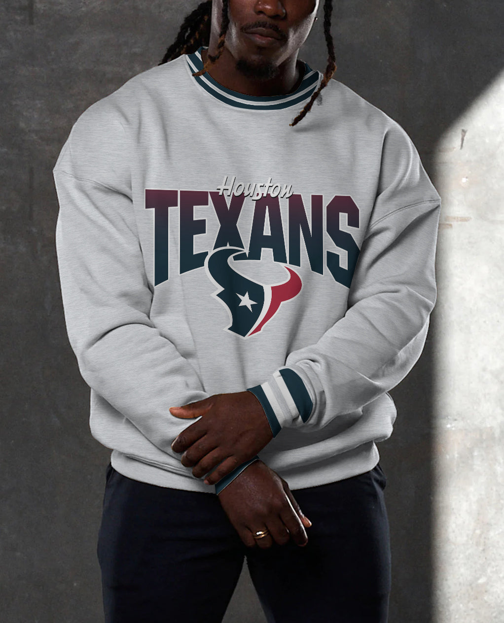 Houston Texans 3D Limited Edition Crew Neck sweatshirt