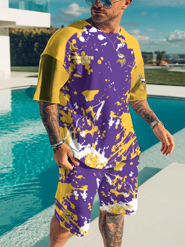 Minnesota Vikings Limited Edition Top And Shorts Two-Piece Suits