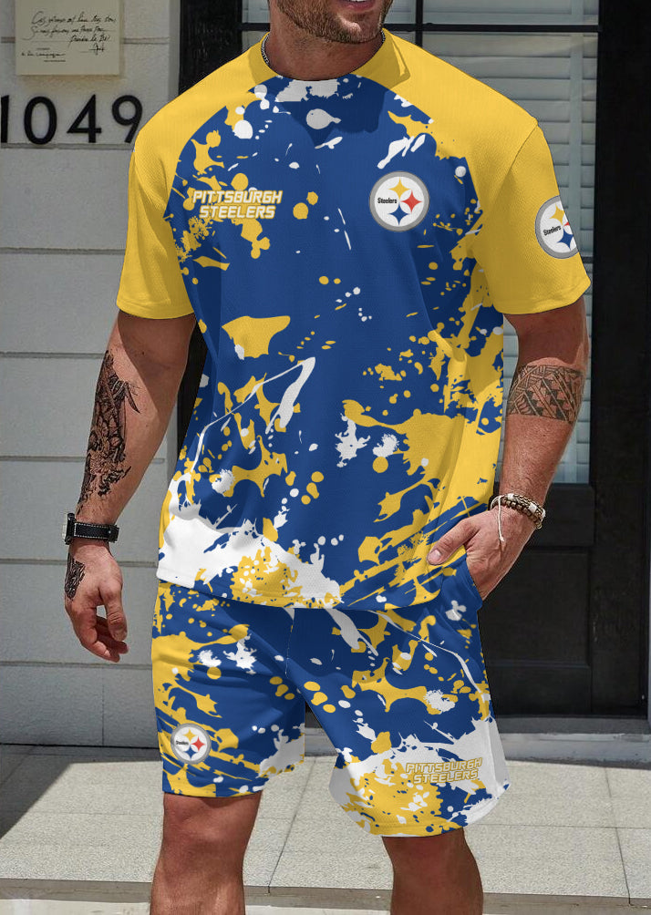 Pittsburgh Steelers Limited Edition Top And Shorts Two-Piece Suits
