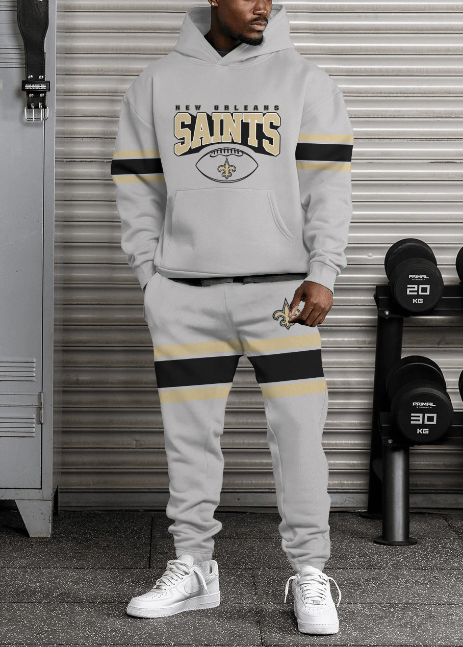 New Orleans Saints 3D Printed Pullover Hoodie And Sweatpant 2pcs Tracksuits