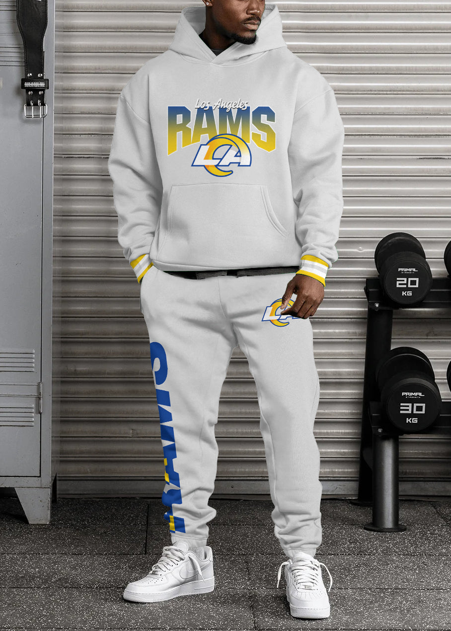 Los Angeles Rams 3D Printed Pullover Hoodie And Sweatpant 2pcs Tracksuits