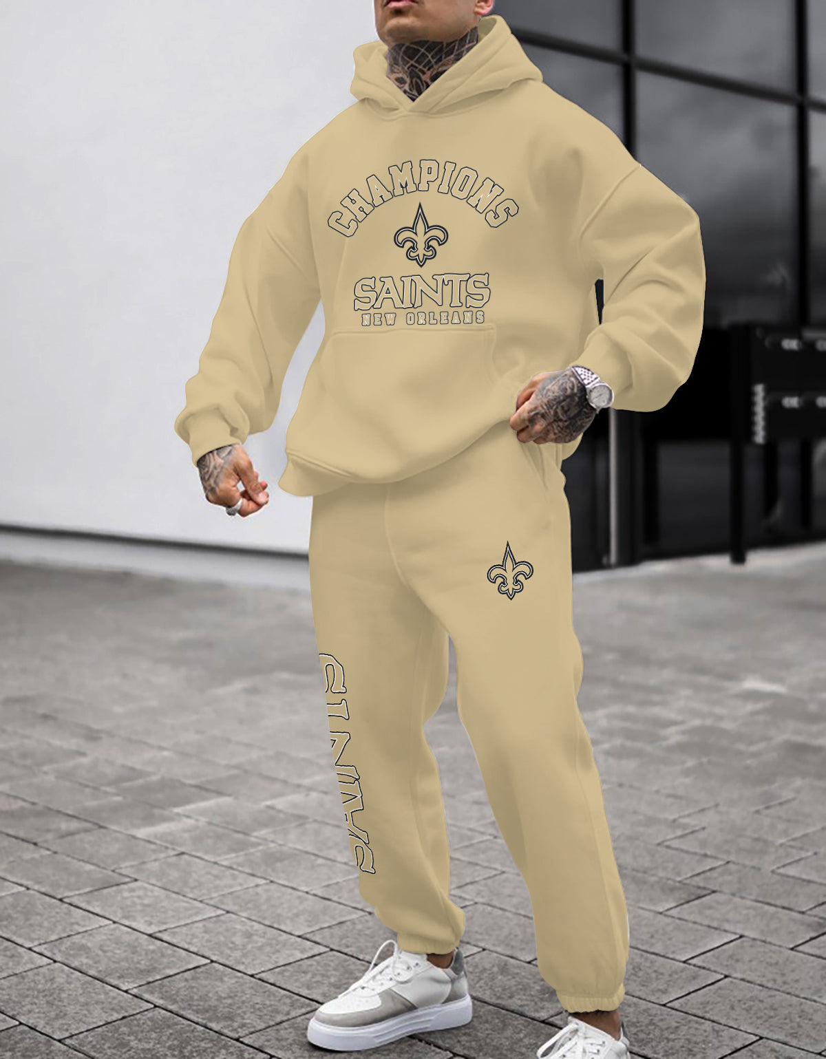 New Orleans Saints 3D Printed Pullover Hoodie And Sweatpant 2pcs Tracksuits