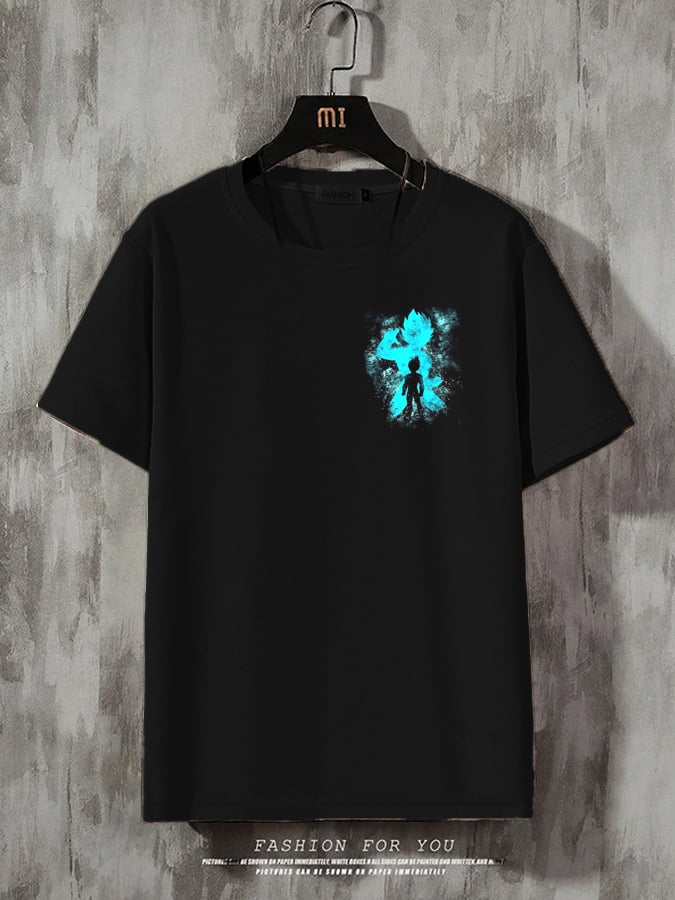 Men's Fashion Print Short Sleeve T-Shirt