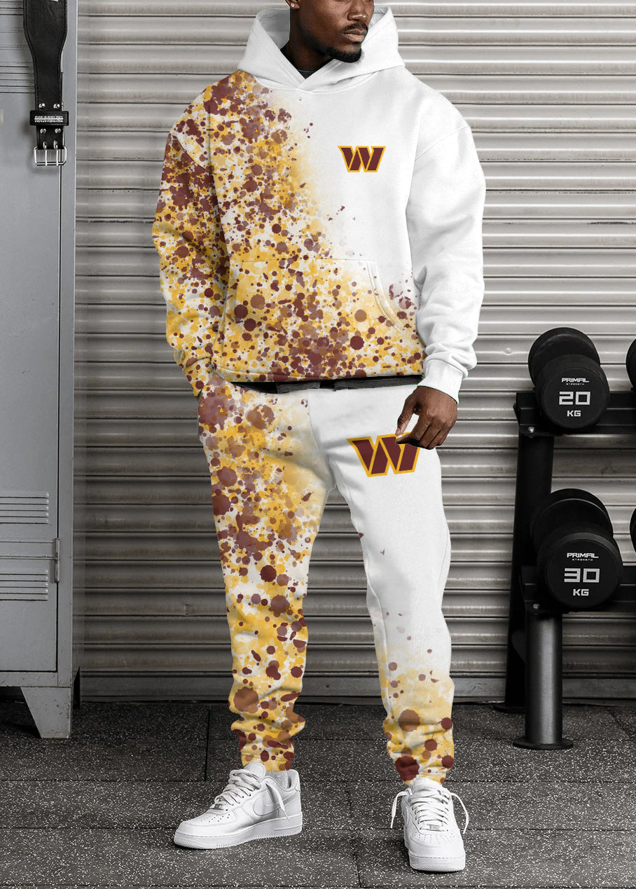 Washington Commanders 3D Printed Pullover Hoodie And Sweatpant 2pcs Tracksuits