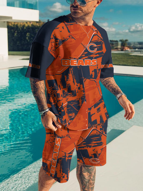 Chicago Bears Limited Edition Top And Shorts Two-Piece Suits