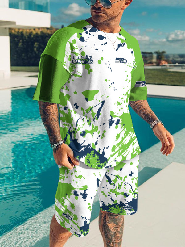 Seattle Seahawks Limited Edition Top And Shorts Two-Piece Suits